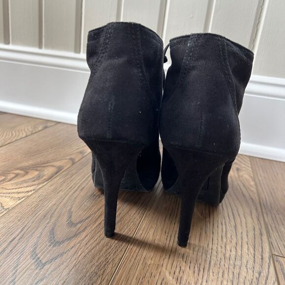 Fioni faux suede lace up high heel ankle boot - Picture 3 of 8